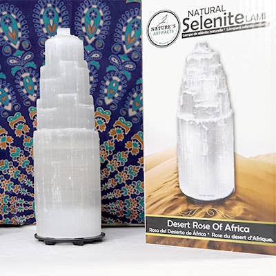 Selenite Lamp-Medium