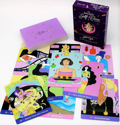 Sacred Self-Care Oracle: A 55-Card Deck and Guidebook