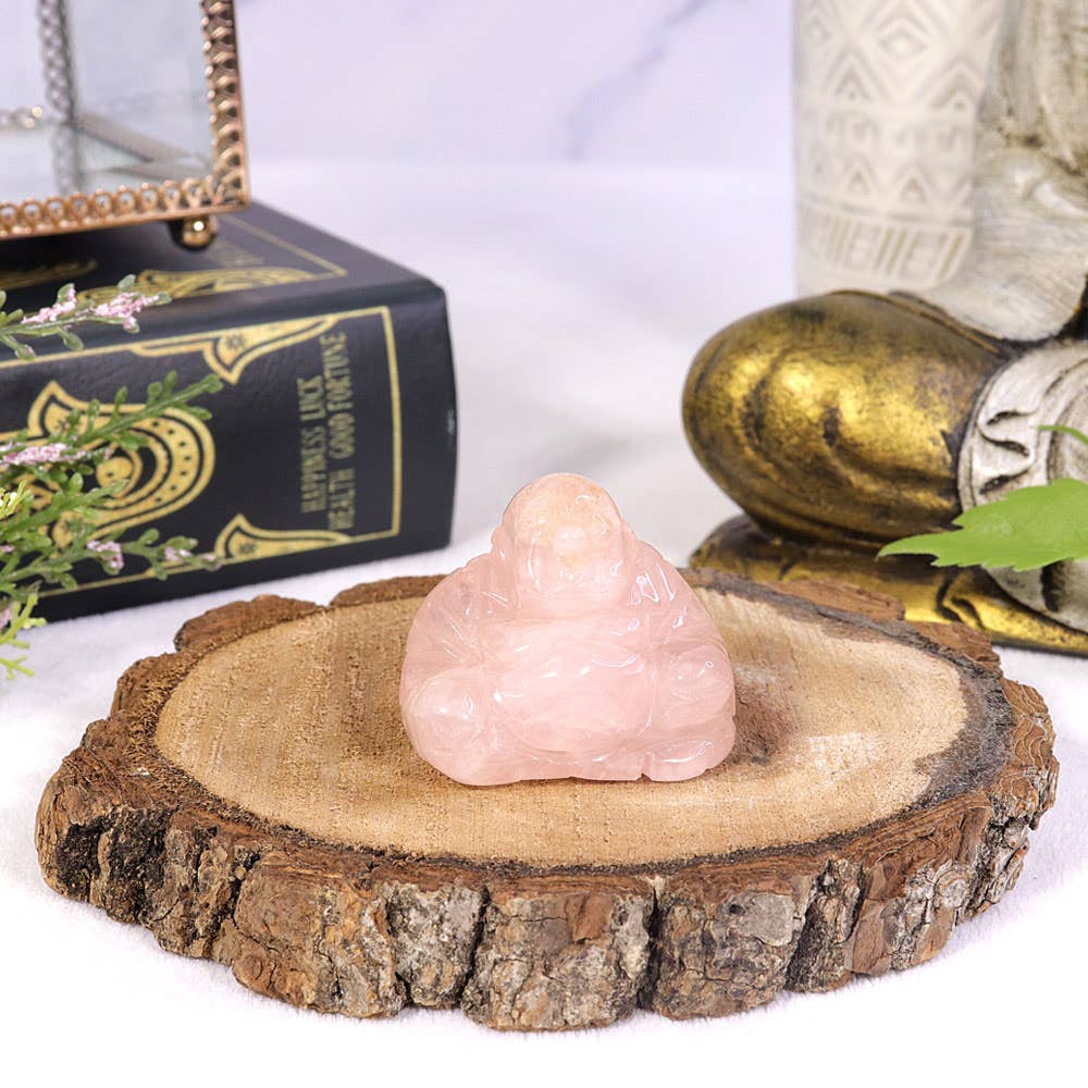 Rose Quartz Buddha