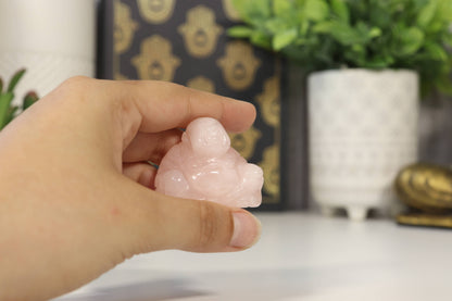 Rose Quartz Buddha