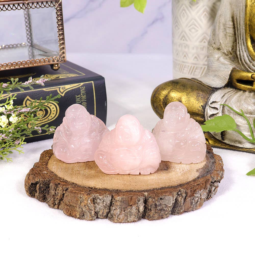 Rose Quartz Buddha