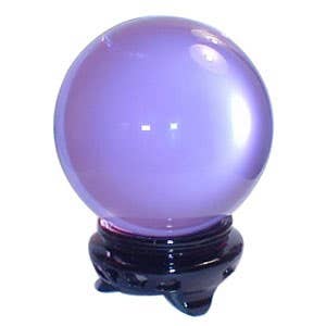 Lavender Crystal Sphere