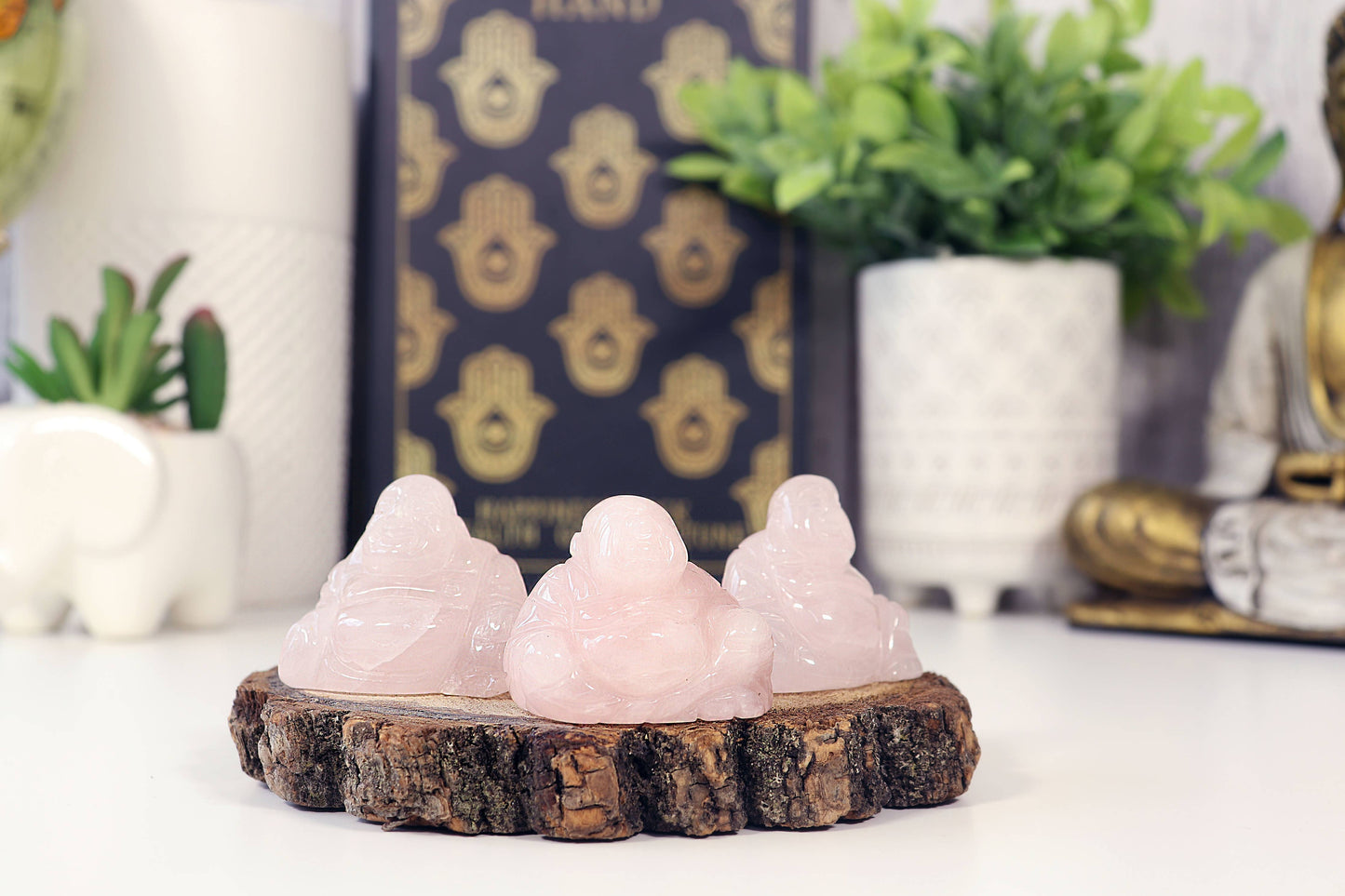 Rose Quartz Buddha