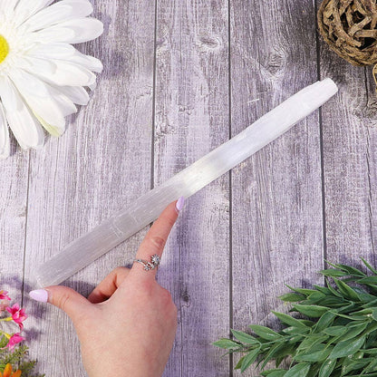 Large Rough Selenite Stick