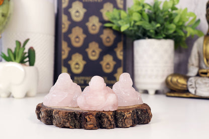 Rose Quartz Buddha