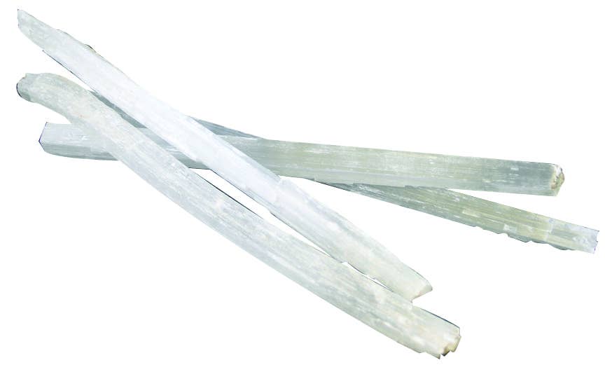 Large Rough Selenite Stick