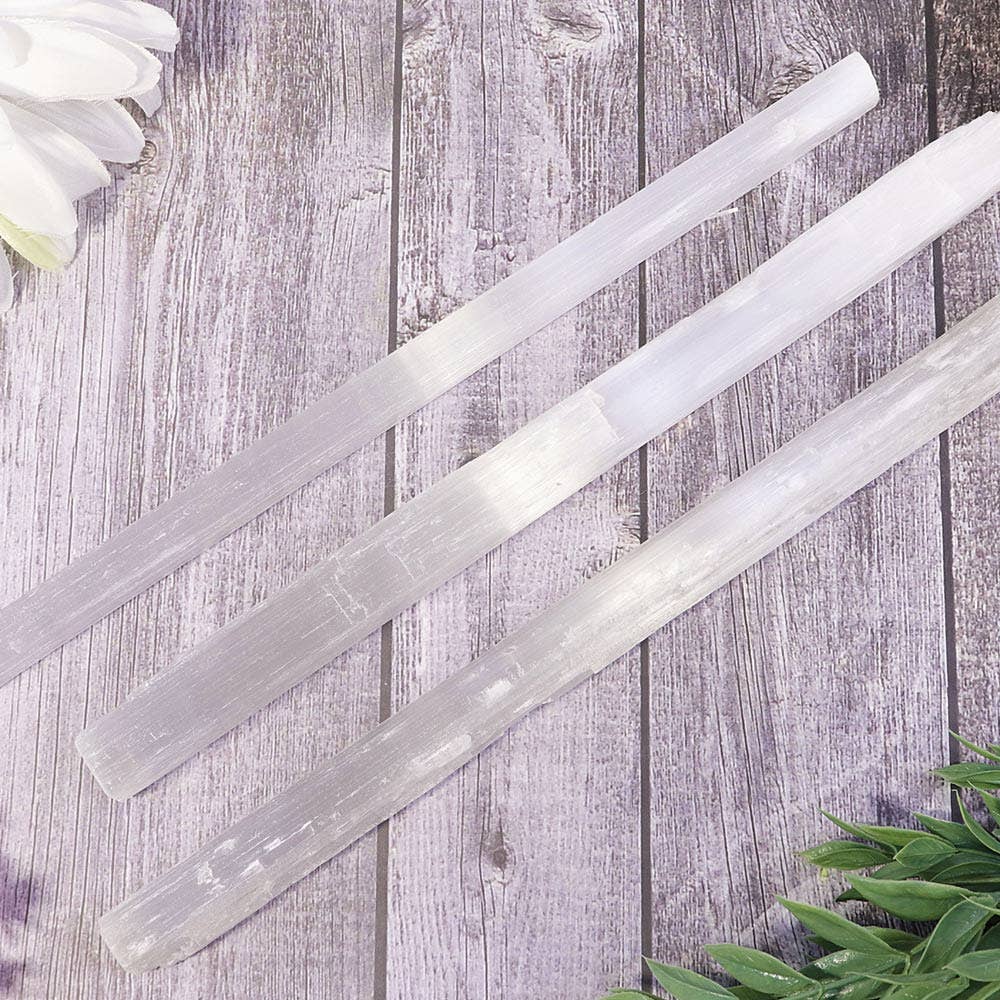 Large Rough Selenite Stick
