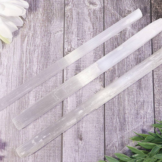 Large Rough Selenite Stick