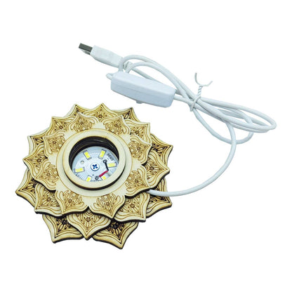 USB Lotus Crystal Ball Stand