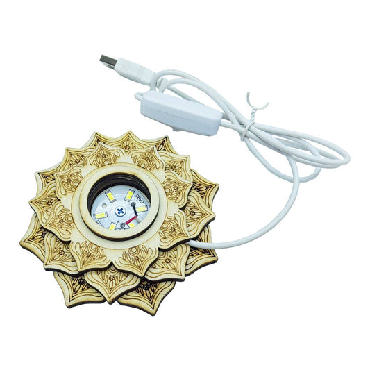 USB Lotus Crystal Ball Stand