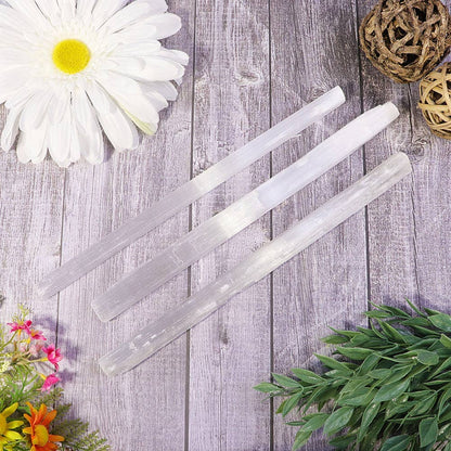 Large Rough Selenite Stick