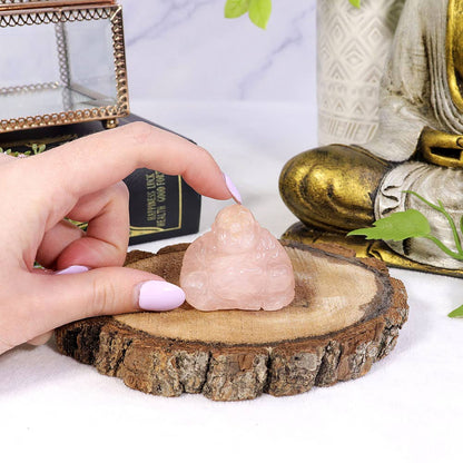 Rose Quartz Buddha