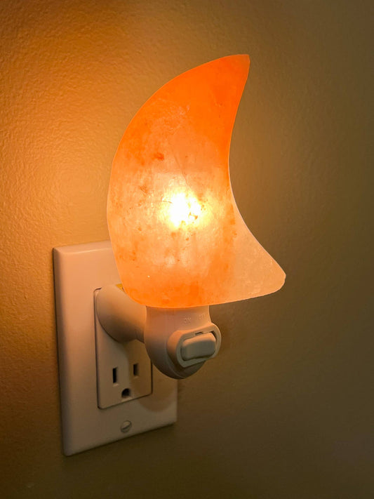 Himalayan Salt Moon Night Light