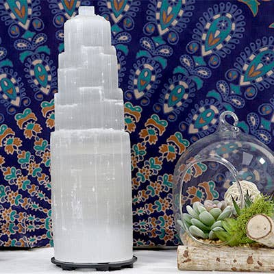 Selenite Lamp-Medium