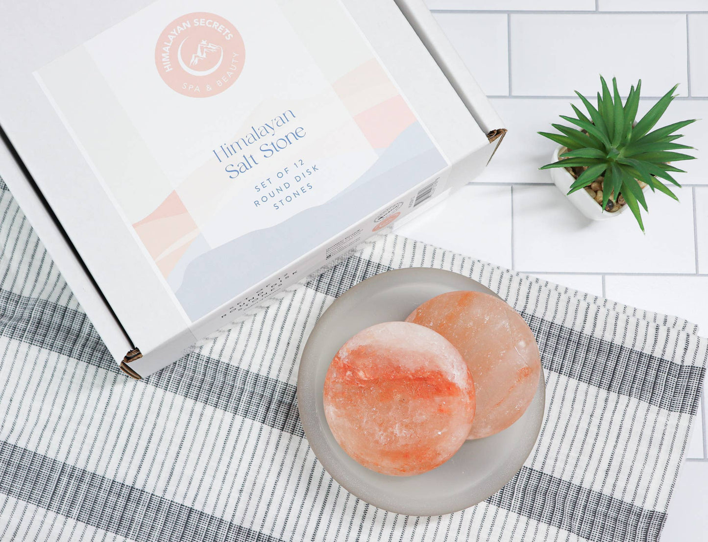 Himalayan Salt Detox Palm Stones