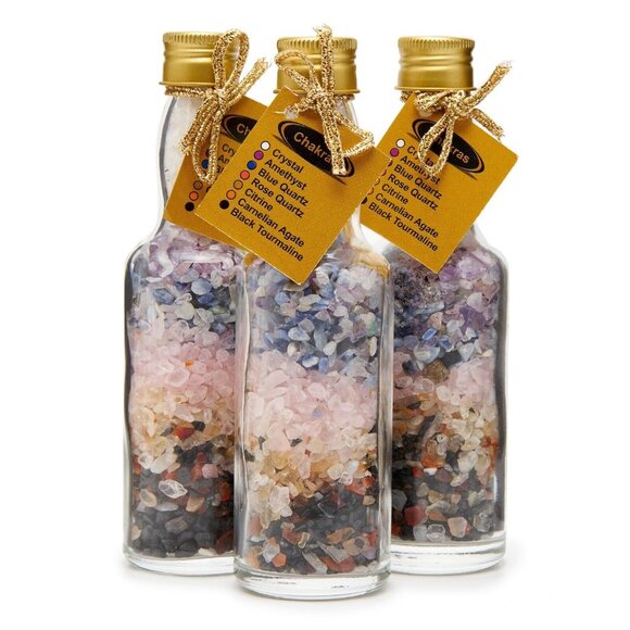 Chakra Crystal Chip Bottle