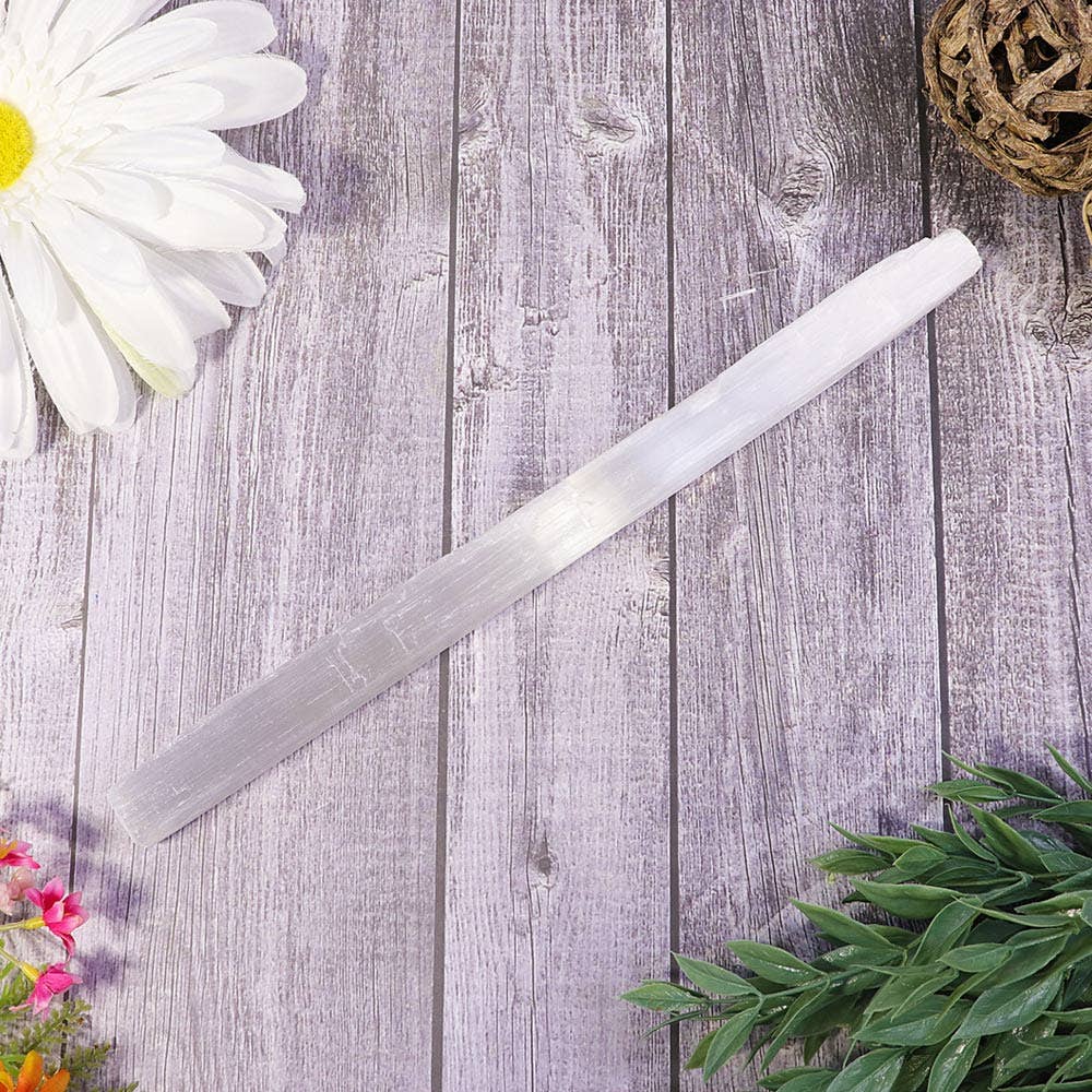 Large Rough Selenite Stick