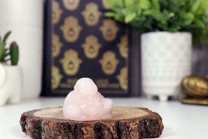 Rose Quartz Buddha